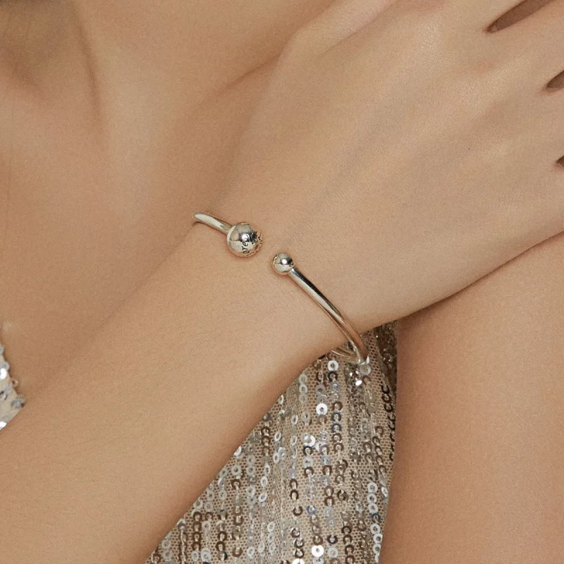 (image pour) Jonc ouvert Style PANDORA Boule d’argent - SCB198 - Afficher 6