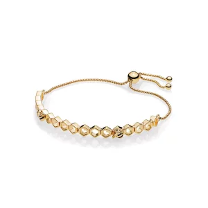 Bracelet Abeille en PANDORA Shine™ - 567109EN16 (image pour) Bracelet Abeille en PANDORA Shine™ - 567109EN16