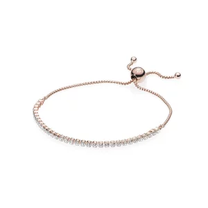 (image pour) Bracelet Cordon Scintillant en PANDORA Rose™ - 580524CZ