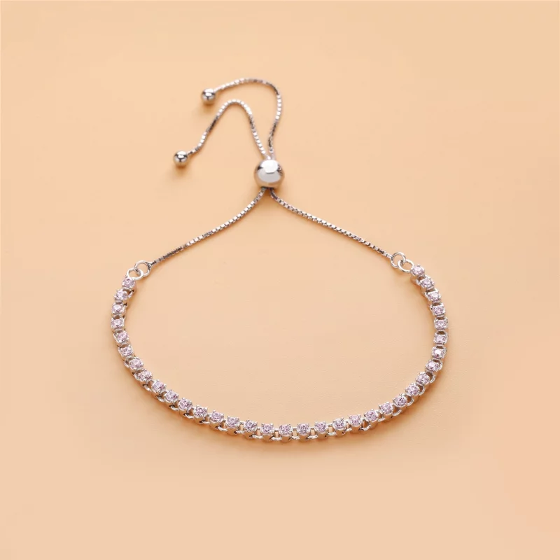 (image pour) Bracelet Cordon Étincelant Multicolore PANDORA France - 590524PCZMX - Afficher 4