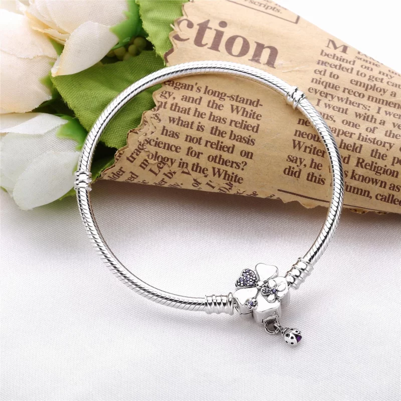 (image pour) Bracelet Moments en Argent, Fermoir Prairie de Fleurs Sauvages PANDORA France - - Afficher 2