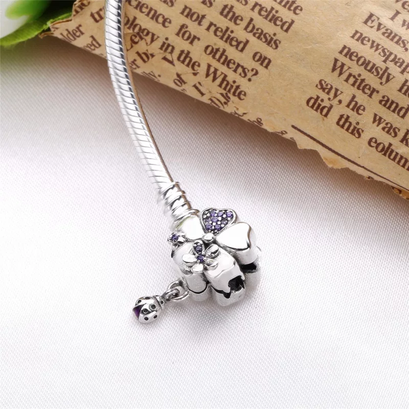 (image pour) Bracelet Moments en Argent, Fermoir Prairie de Fleurs Sauvages PANDORA France - - Afficher 4