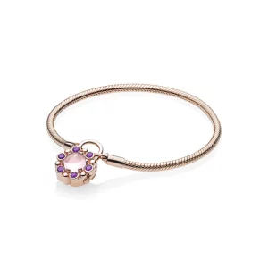 Bracelet Moments en PANDORA Rose™, Fermoir Cadenas Éclat Héraldique - 587635NPM (image pour) Bracelet Moments en PANDORA Rose™, Fermoir Cadenas Éclat Héraldique - 587635NPM