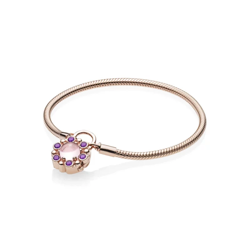 (image pour) Bracelet Moments en PANDORA Rose™, Fermoir Cadenas Éclat Héraldique - 587635NPM