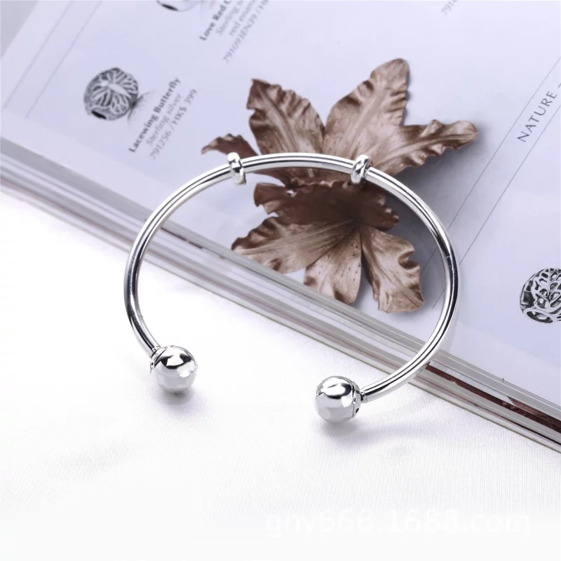 (image pour) Bracelet Pandora 596477 - Bracelet Jonc Ouvert Moments - Afficher 2