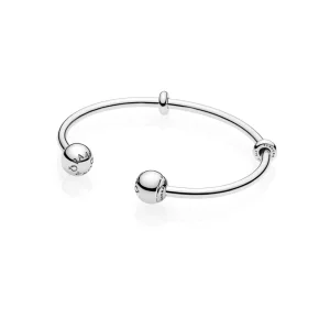 (image pour) Bracelet Pandora 596477 - Bracelet Jonc Ouvert Moments 