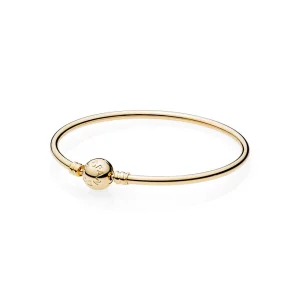 (image pour) Bracelet Pandora Signature Pandora 550713 - Bracelet Jonc Moments Or Femme 