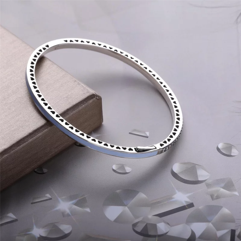 (image pour) Bracelet Pandora Signature Pandora 590537EN131 - Bracelet Coeurs Lumineux Femme - Afficher 3