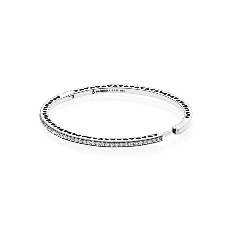 (image pour) Bracelet Pandora Signature Pandora 590537EN23 - Bracelet Coeurs Lumineux Femme - Afficher 2