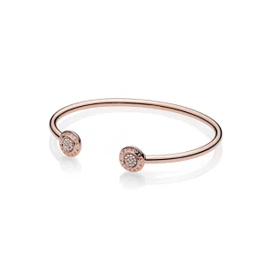 (image pour) Jonc Ouvert Signature PANDORA PANDORA Rose™ - 580528CZ
