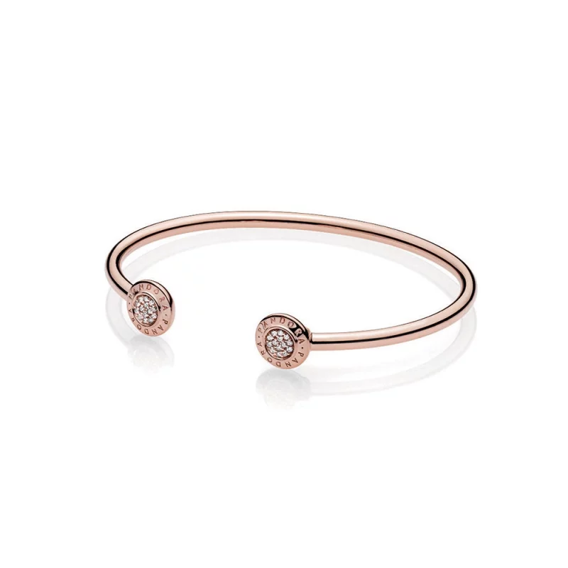 (image pour) Jonc Ouvert Signature PANDORA PANDORA Rose™ - 580528CZ