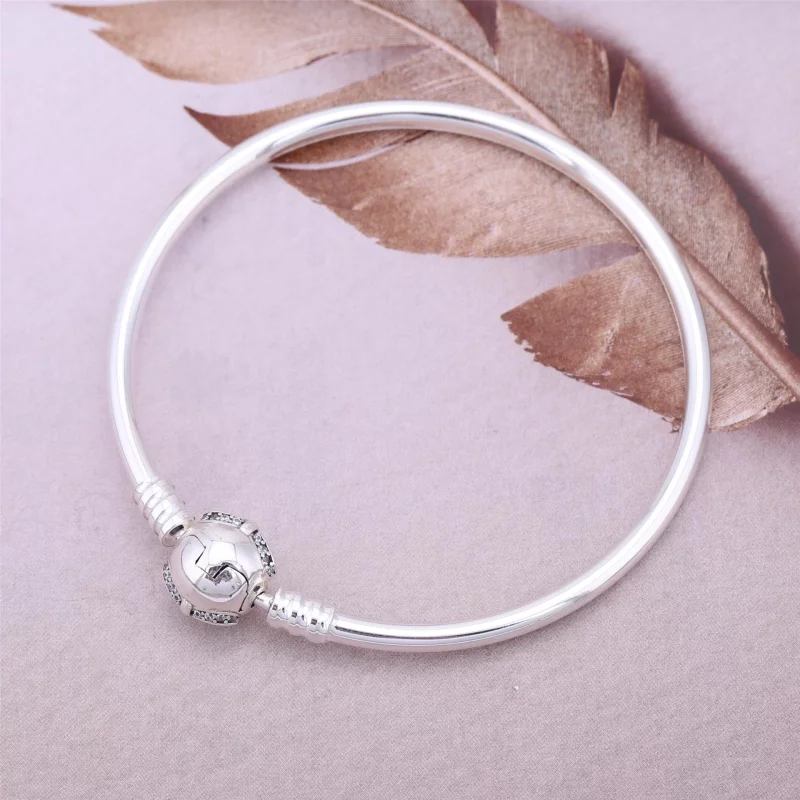 (image pour) PANDORA - Argent sterling à fermoir à boucle délicate - 590724CZ - Afficher 3