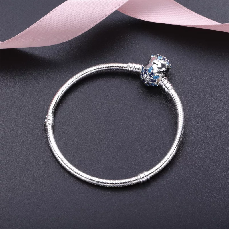 (image pour) PANDORA - Bracelet en Argent, Flocon de neige Classique - PE00029-1 - Afficher 3