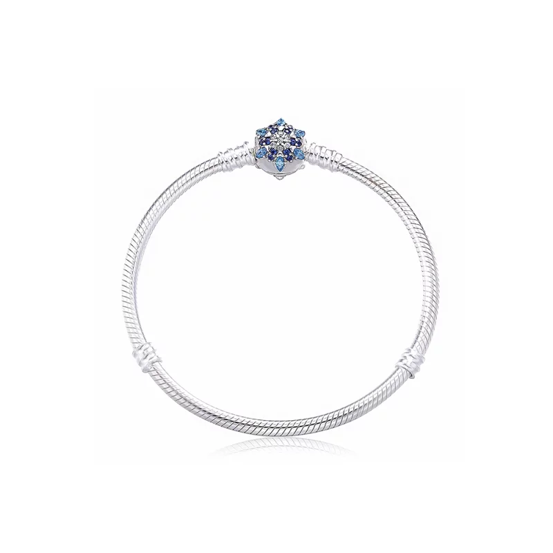 (image pour) PANDORA - Bracelet en Argent, Flocon de neige Classique - PE00029-1
