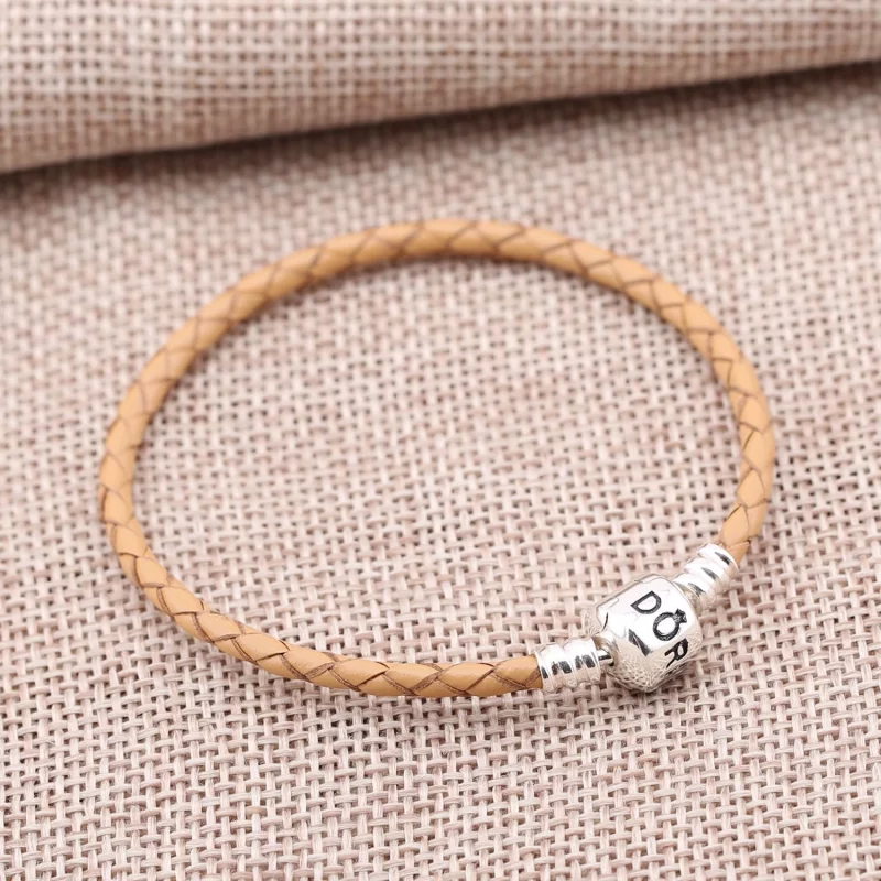 (image pour) PANDORA - Bracelet en Cuir Tressé - 590705CRD-JC - Afficher 2