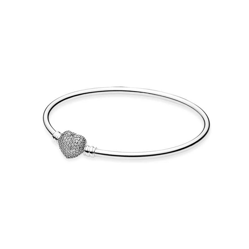 (image pour) PANDORA - à jamais dans mon cœur, cz incolore - 590722CZ