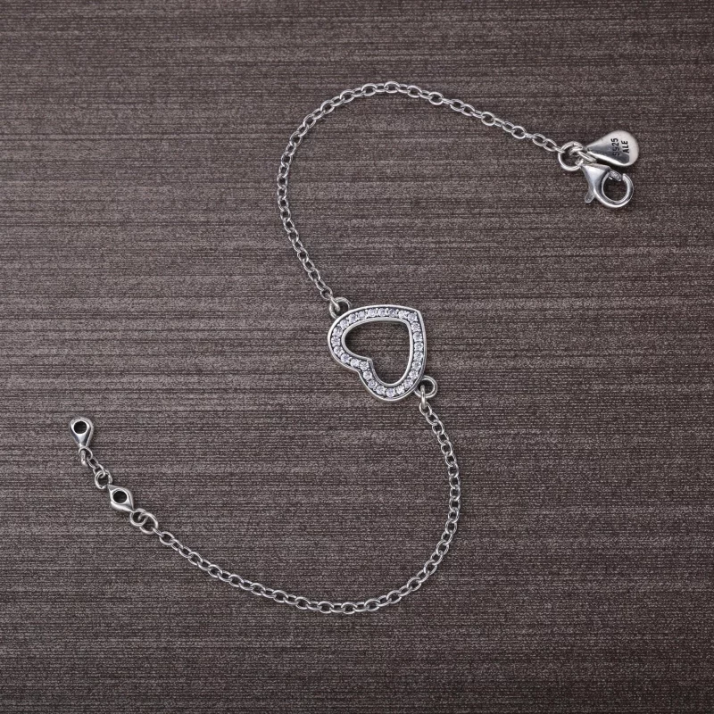 (image pour) PANDORA - Symbole d'amour, cz incolore - 590508CZ - Bracelets - Afficher 2