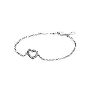 PANDORA - Symbole d'amour, cz incolore - 590508CZ - Bracelets (image pour) PANDORA - Symbole d'amour, cz incolore - 590508CZ - Bracelets