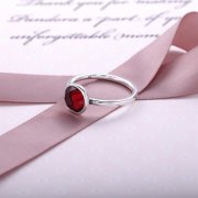 PANDORA - Bague Pierre de Naissance Gouttelette de Juillet - 191012SRU