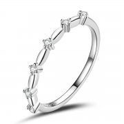 Style Pandora Simple - Bague Étoilée - BSR206-A