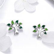 Clous d'Oreilles Style PANDORA Arbre de vie - SCE409