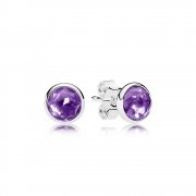 PANDORA - Clous d'Oreilles Gouttelettes de Février - 290738sam