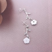 Boucles d'oreilles Pandora 290699MOP -Boucles d'oreilles Fleurs Lumineuses Femme