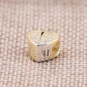 Charm Pandora 750833CZ - Charm Cadenas Coeur Or Femme