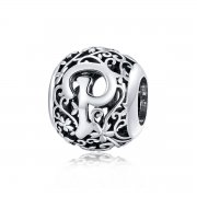 Charm Style PANDORA Fleur Lettre P Ajourés - SCC1444-P