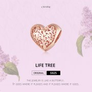 Charm Style PANDORA Arbre Généalogique des Roses - BSC215