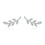 Clous d'Oreilles Style PANDORA Feuilles de printemps - BSE031