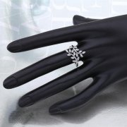 Bague Pandora 190921CZ - Bague Feuilles Etincelantes