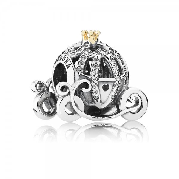 PANDORA - Charm Disney, Carrosse Citrouille de Cendrillon - 791573CZ