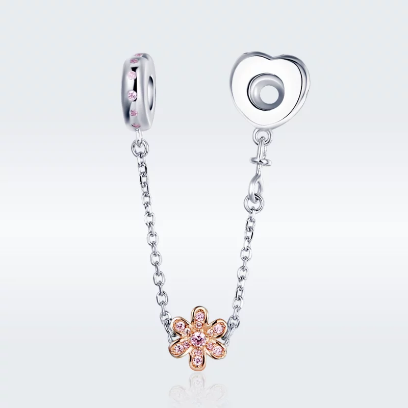 (image pour) Chaîne de Confort Style PANDORA Fleur d'amour - SCC1113 - Afficher 3