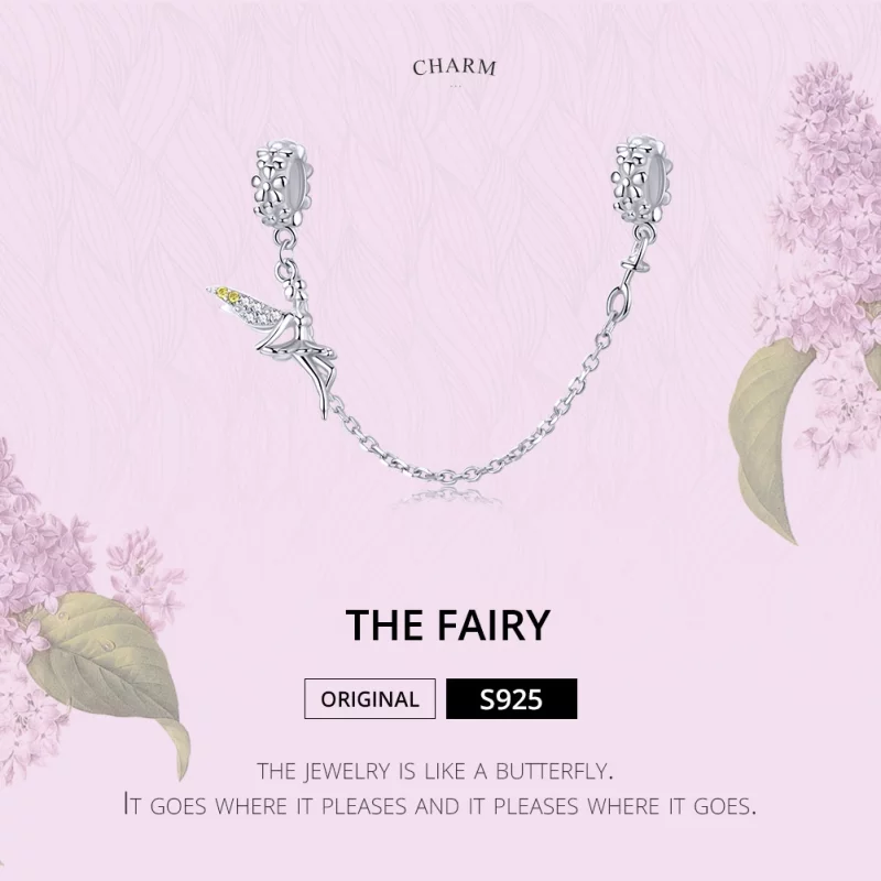 (image pour) Chaîne de Confort Style PANDORA Fleur Elfe - SCC1278 - Afficher 3