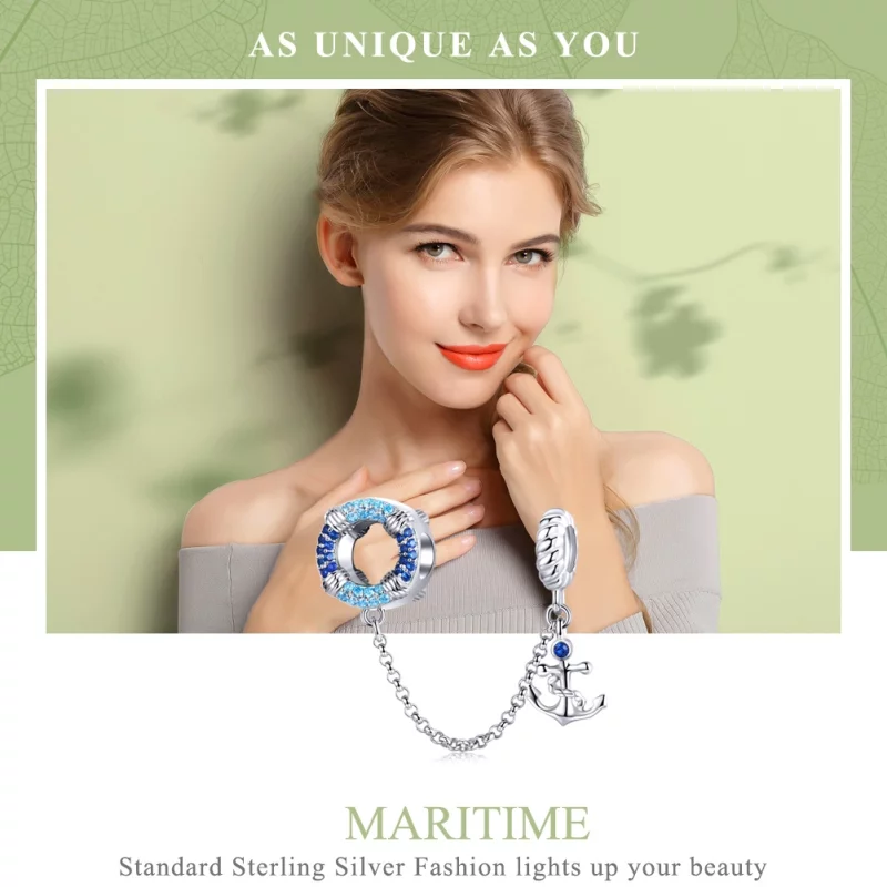 (image pour) Chaîne de Confort Style PANDORA Ère nautique - SCC1149 - Afficher 2