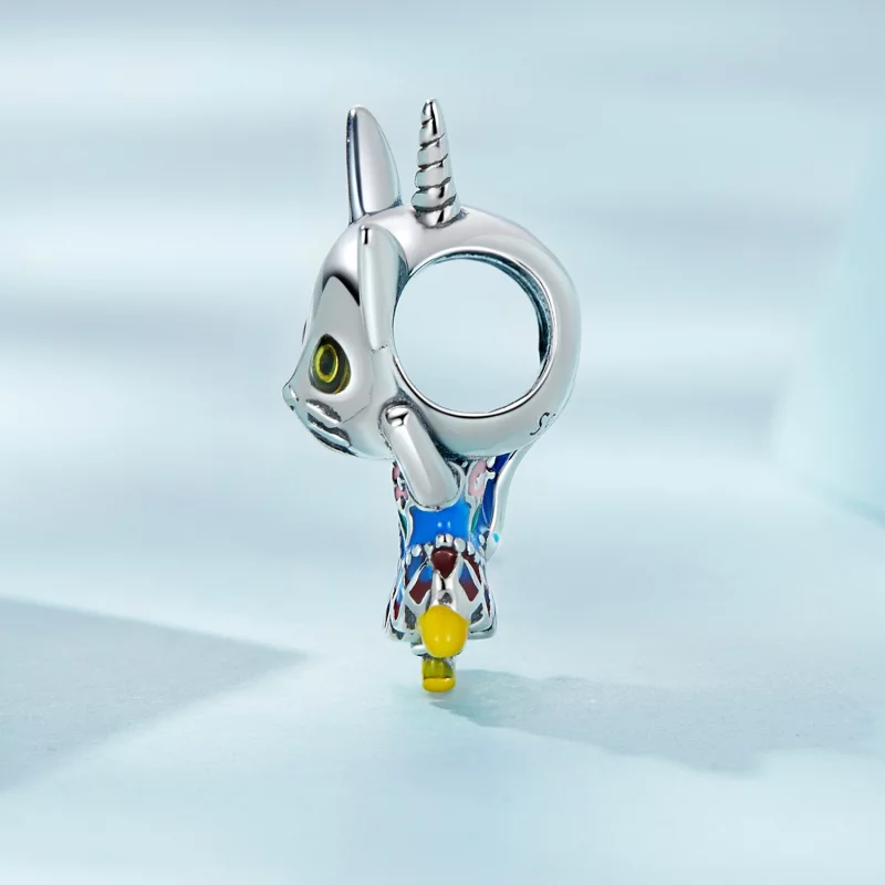 (image pour) Charm chat bizarre de style Pandora - SCC2378 - Afficher 3