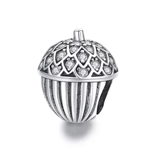 (image pour) Charm "Cône de pin chanceux" de style Pandora - BSC337