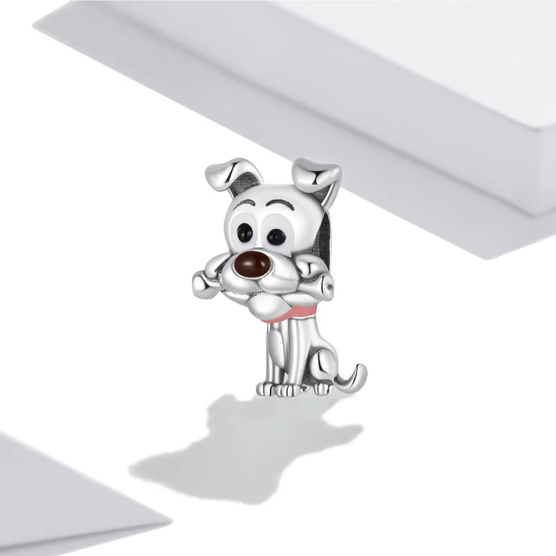 (image pour) Charm de chien mignon de style Pandora - SCC2121 - Afficher 2