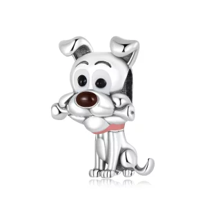 (image pour) Charm de chien mignon de style Pandora - SCC2121