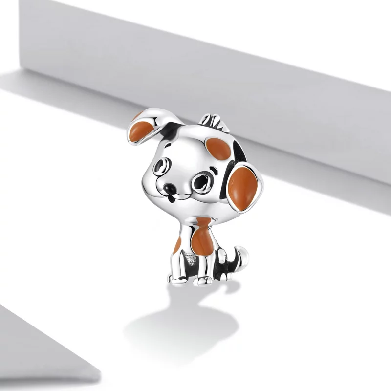 (image pour) Charm de chien mignon de style Pandora - SCC2159 - Afficher 2