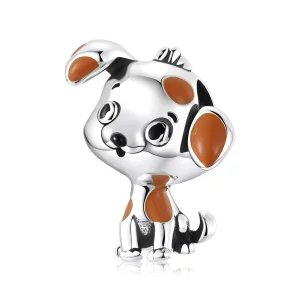 (image pour) Charm de chien mignon de style Pandora - SCC2159