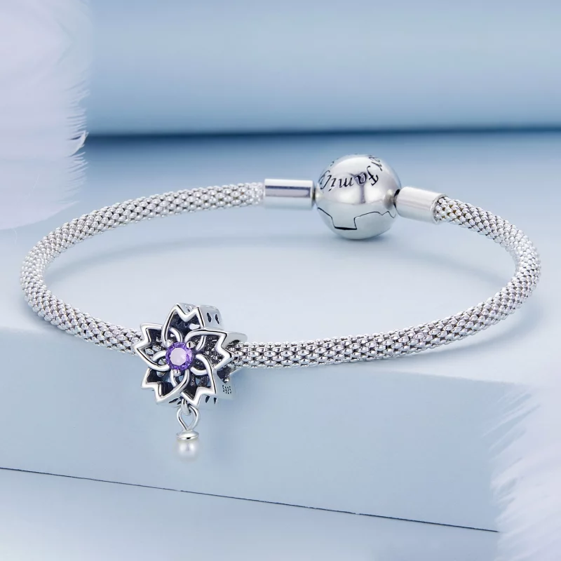 (image pour) Charm de style Pandora avec perles et breloque - BSC637 - Afficher 3