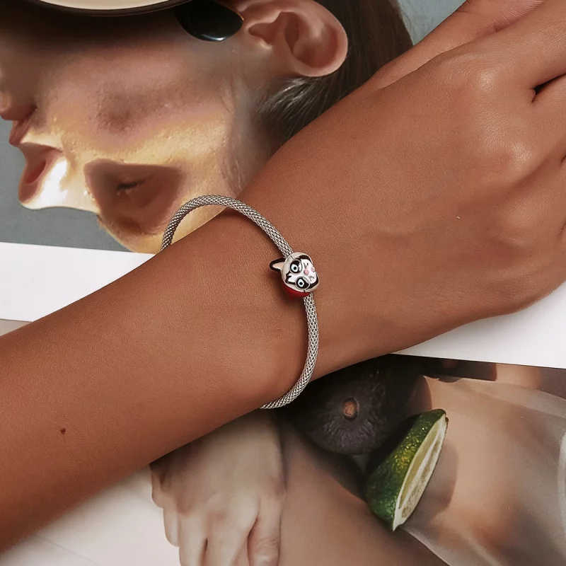 (image pour) Charm de style Pandora avec un chat siamois - SCC2090 - Afficher 6