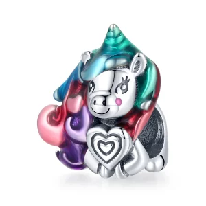 (image pour) Charm de style Pandora avec un poney fantastique - SCC1919