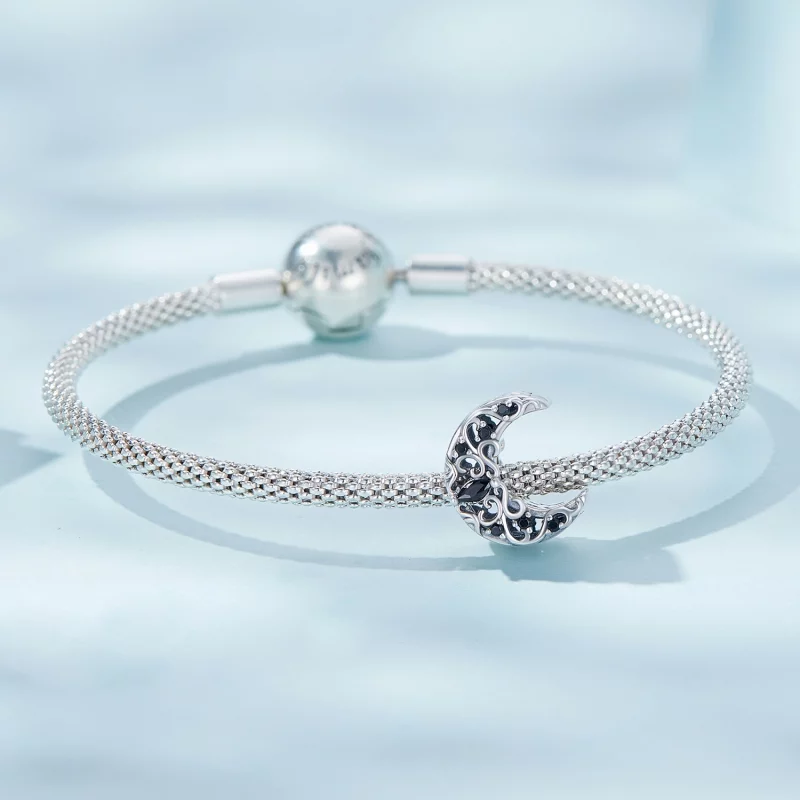 (image pour) Charm de style Pandora Dark Night Moon - SCC2370 - Afficher 4