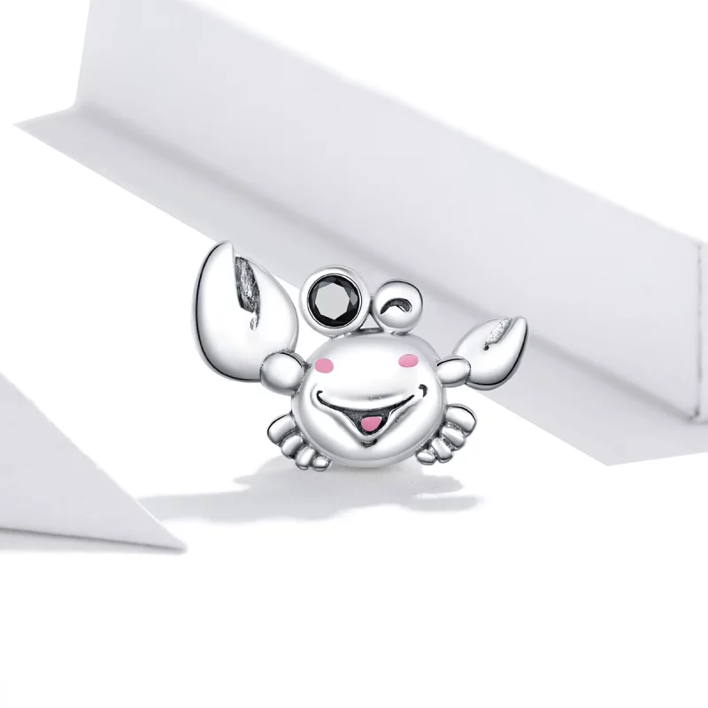(image pour) Charm de style Pandora en forme de petit crabe - SCC1655 - Afficher 2