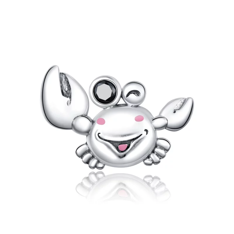 (image pour) Charm de style Pandora en forme de petit crabe - SCC1655