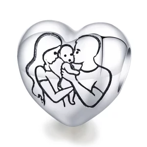 Charm de style Pandora pour la famille - BSC494 (image pour) Charm de style Pandora pour la famille - BSC494