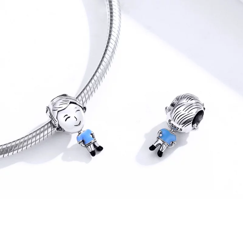 (image pour) Charm de style Pandora pour papa - BSC174 - Afficher 4